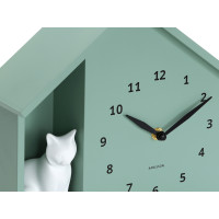 Nástenné hodiny Siting Cat Karlsson KA6099GR, 27cm